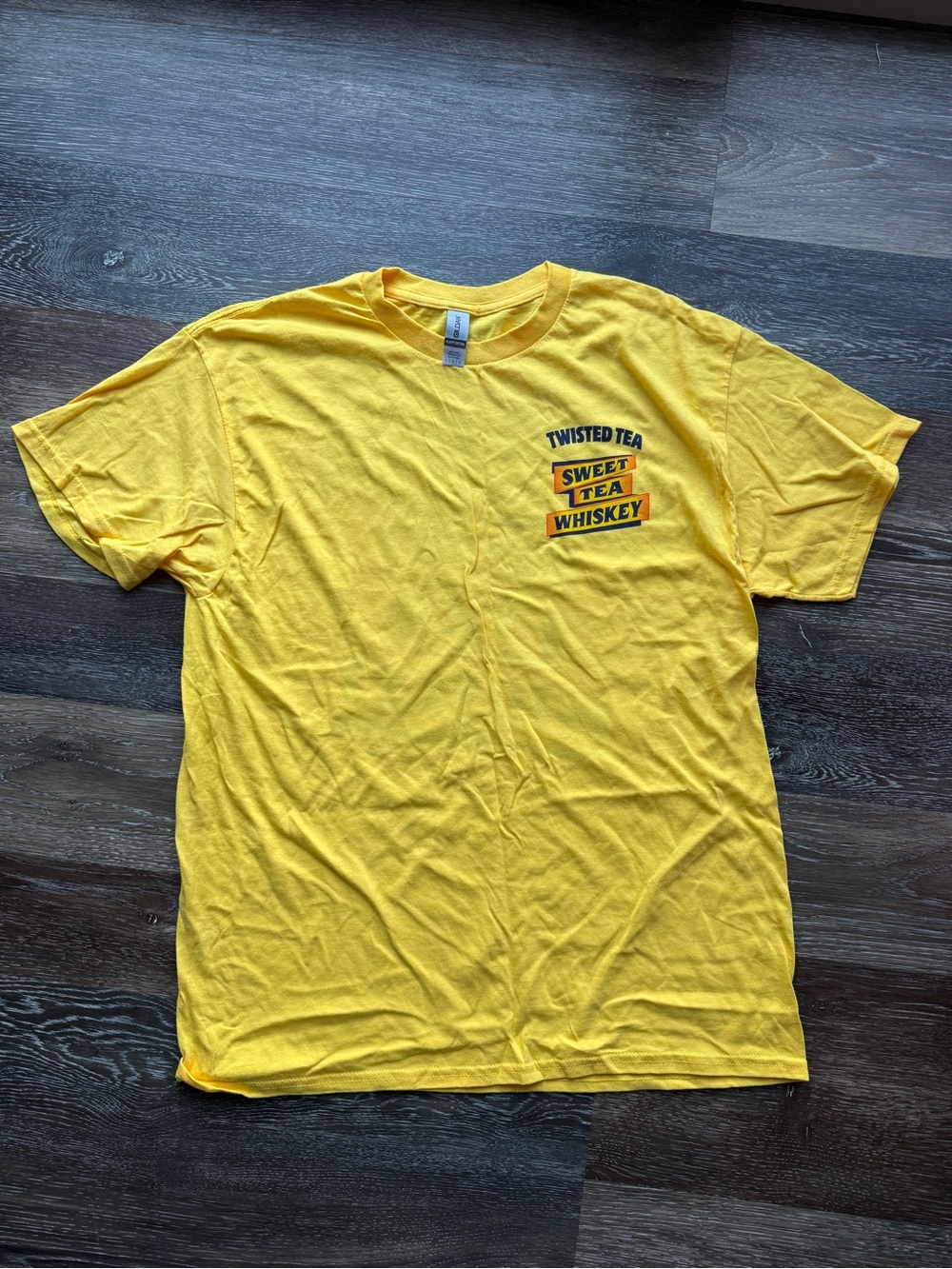 Twisted Tea Bright Yellow Short Sleeve Logo Tee
